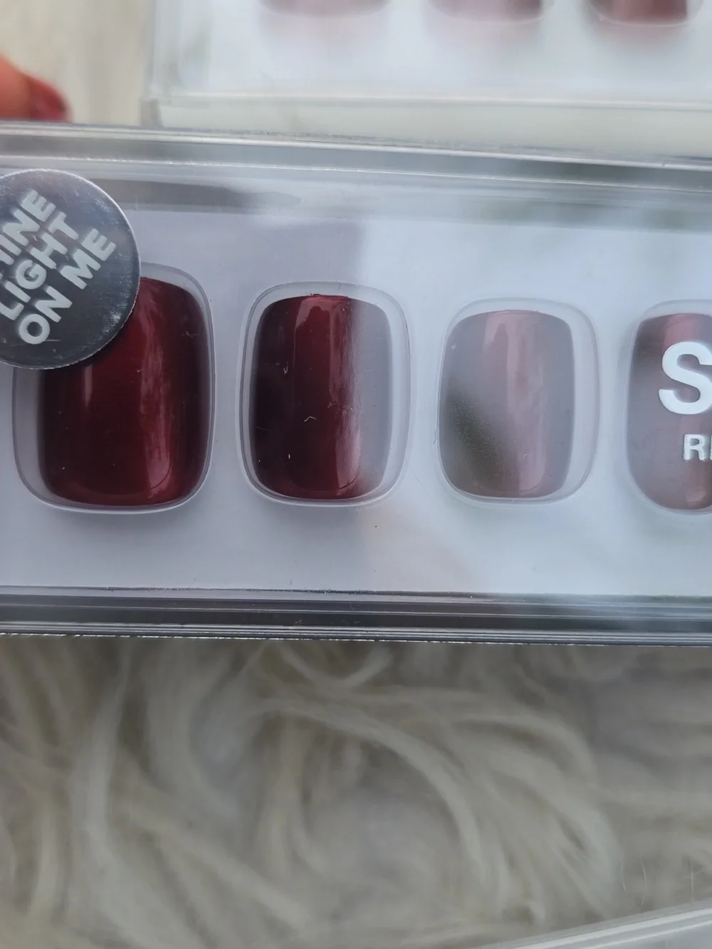Static Nails Short Square Of Four Sets Bundle New
